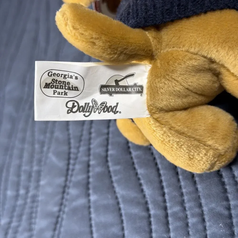 Build A Beanie Beagle Dog Plush Basketball Sweater Silver Dollar City Dollywood